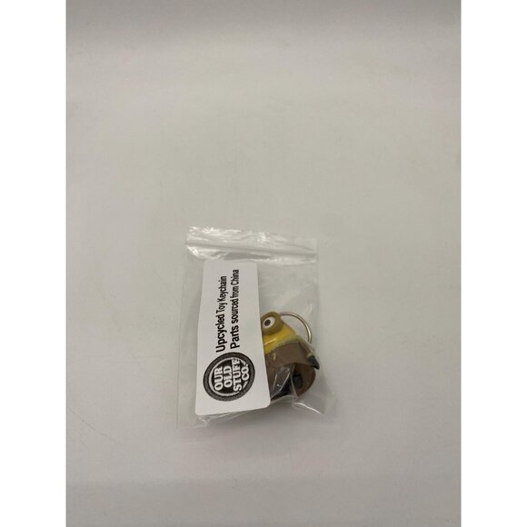 Upcycled Despicable Me Minions Key Chain: Vintage Toy Charm for Purses & Bags - Picture 5 of 5